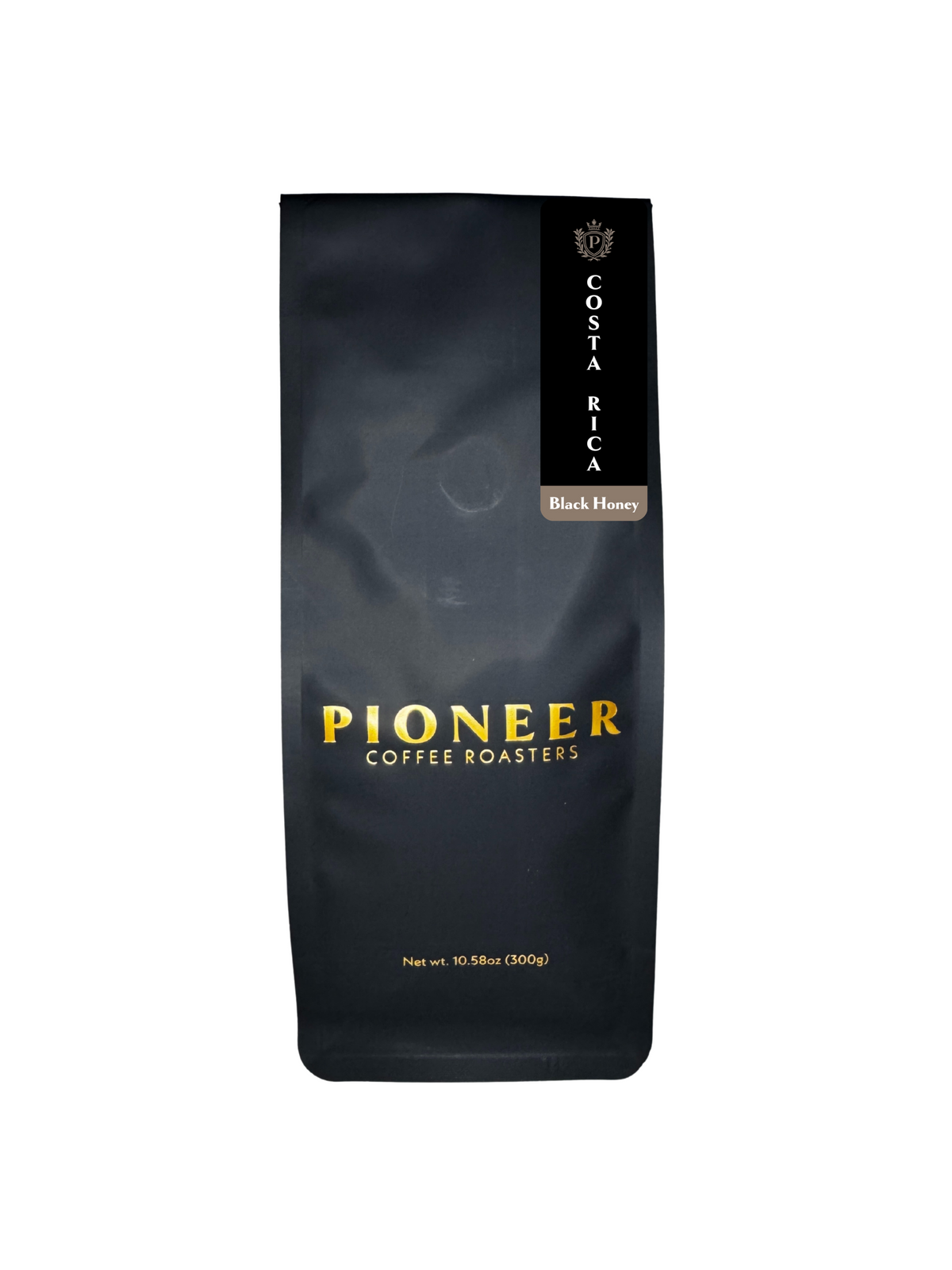 Pioneer Coffee Roasters Peruvian Anaerobic coffee bag, front label